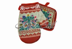 Комплект ръкавица с ръкохватка - Български фолклор 